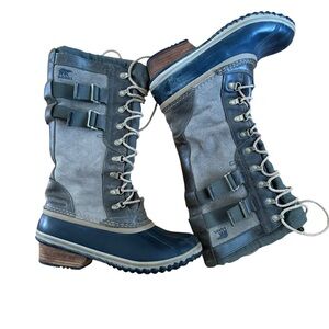 Sorel Women’s Conquest Carly II Waterproof Riding Snow Boots Size 9